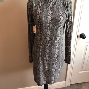 NEW MUDD Animal Print Soft Fabric Dress